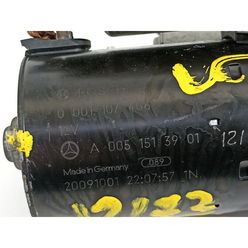 Recambio de motor arranque para mercedes-benz clase clk (w207) coupe 250 cgi blueefficiency referencia OEM IAM A0051513901  