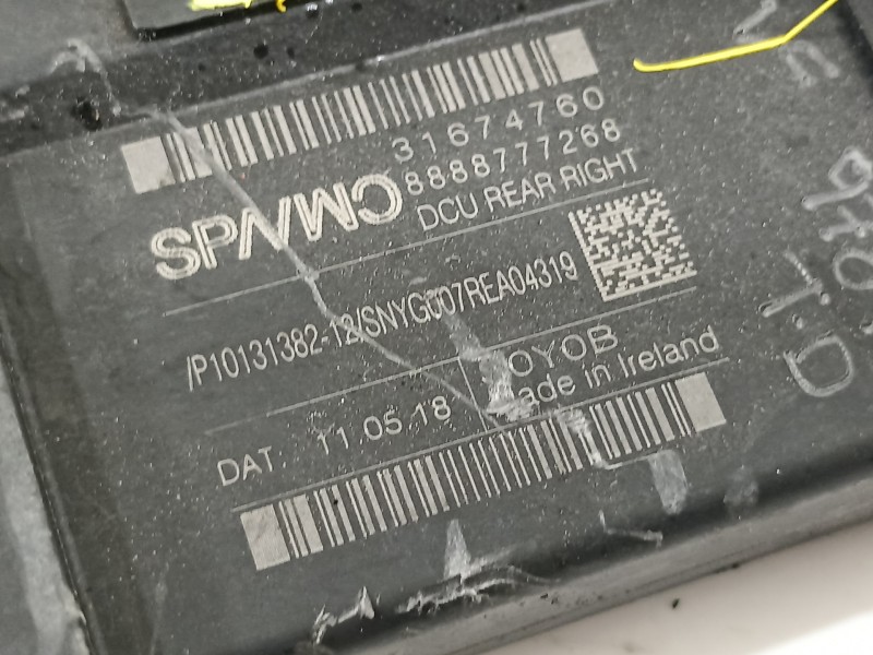 Recambio de motor elevalunas trasero derecho para volvo xc60 kinetic 2wd referencia OEM IAM 31674760 966265102 