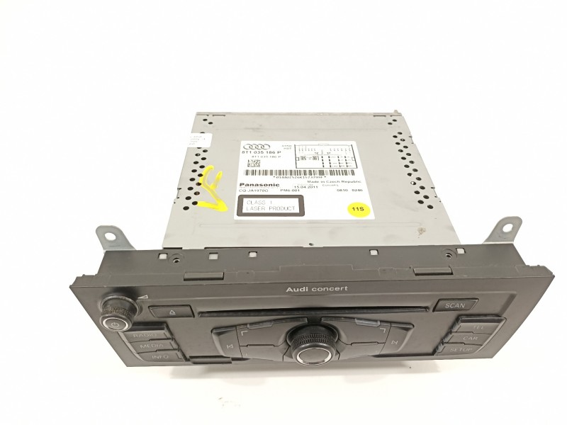 Recambio de sistema audio / radio cd para audi a4 ber. (b8) básico referencia OEM IAM 8T1035186P  
