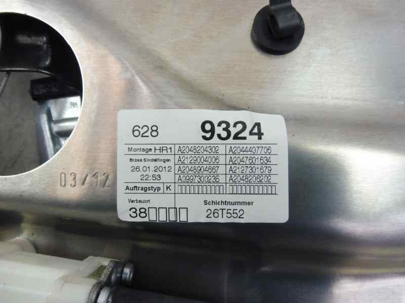 Recambio de elevalunas trasero derecho para mercedes-benz clase c (w204) lim. c 220 cdi blueefficiency (204.002) referencia OEM 