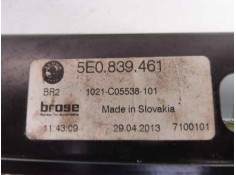 Recambio de elevalunas trasero izquierdo para skoda octavia lim. (5e3) elegance referencia OEM IAM 5E0839461   2