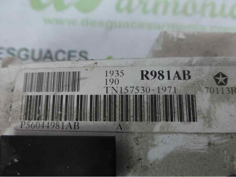 Recambio de cuadro instrumentos para chrysler voyager (rg) 2.5 crd lx referencia OEM IAM TN1575301971 P56044981AB 