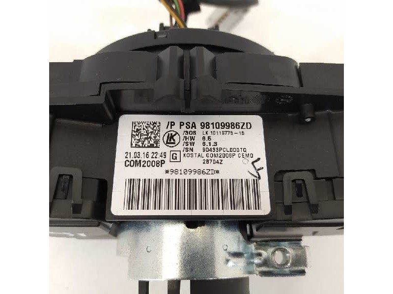 Recambio de mando luces para ds 4 style referencia OEM IAM 98109986ZD  