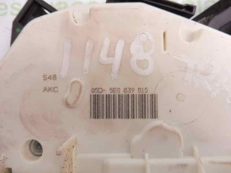 Recambio de cerradura puerta trasera izquierda para skoda octavia lim. (5e3) elegance referencia OEM IAM 5E0839015  