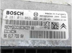 Recambio de centralita motor uce para citroën c4 berlina collection referencia OEM IAM 9661773380 9653958980 0281011863 2