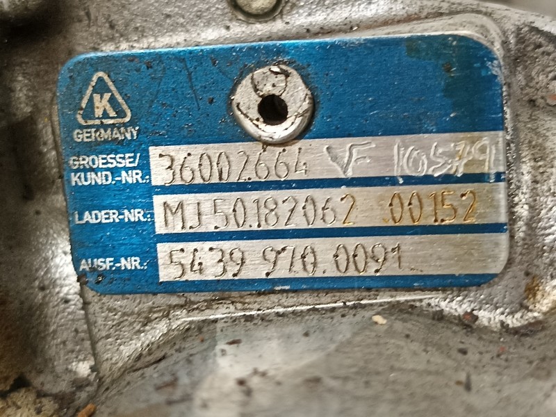 Recambio de turbocompresor para volvo v60 kombi 2.4 diesel cat referencia OEM IAM 36002664 36010146 