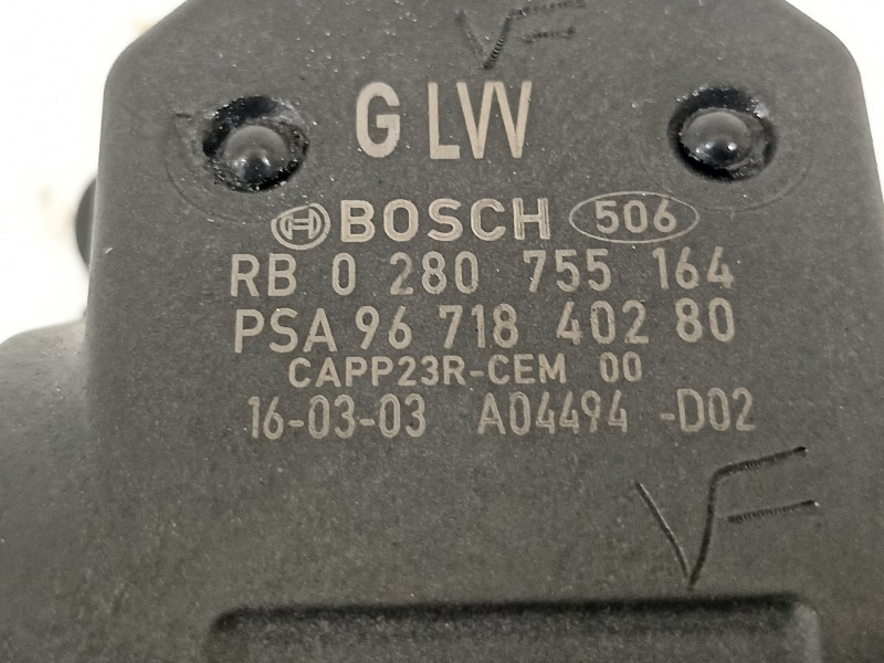 Recambio de potenciometro pedal para ds 4 style referencia OEM IAM 9671840280  