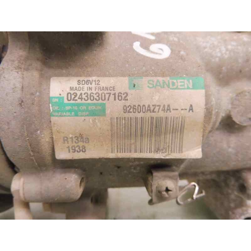 Recambio de compresor aire acondicionado para nissan nv 200 (m20) kombi comfort referencia OEM IAM 92600AZ74A 02436307162 