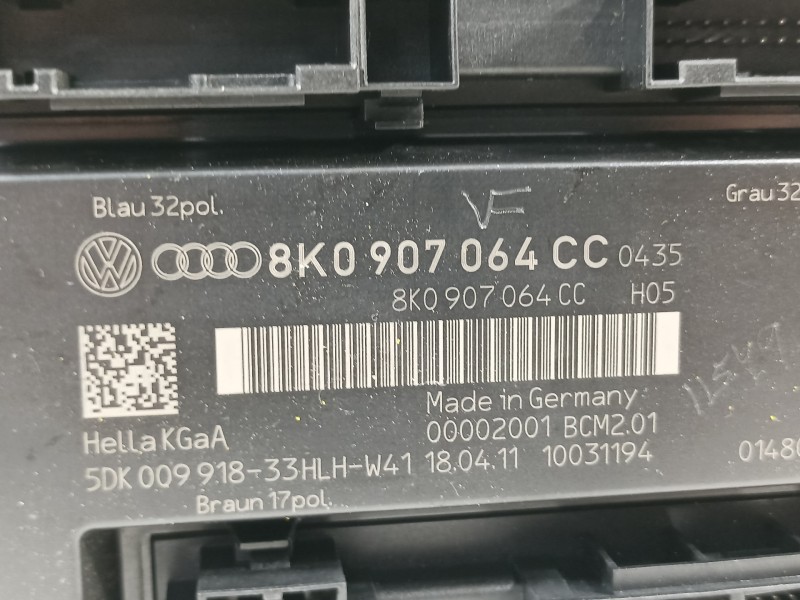 Recambio de modulo electronico para audi a4 ber. (b8) básico referencia OEM IAM 8K0907064CC  