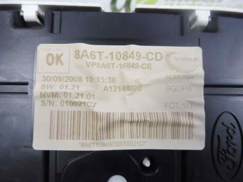 Recambio de cuadro instrumentos para ford fiesta (cb1) trend referencia OEM IAM 8A6T10849CD 8A6T10849CE 