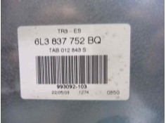 Recambio de elevalunas delantero derecho para seat ibiza (6l1) stella referencia OEM IAM 6L3837752BQ 6Q2959801A  2