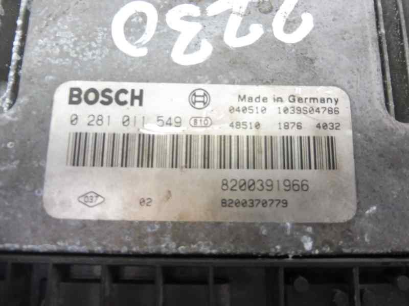 Recambio de centralita motor uce para renault scenic ii confort dynamique referencia OEM IAM 8200391966 0281011549 8200370779