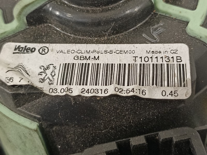 Recambio de ventilador calefaccion para ds 4 style referencia OEM IAM T1011131B  