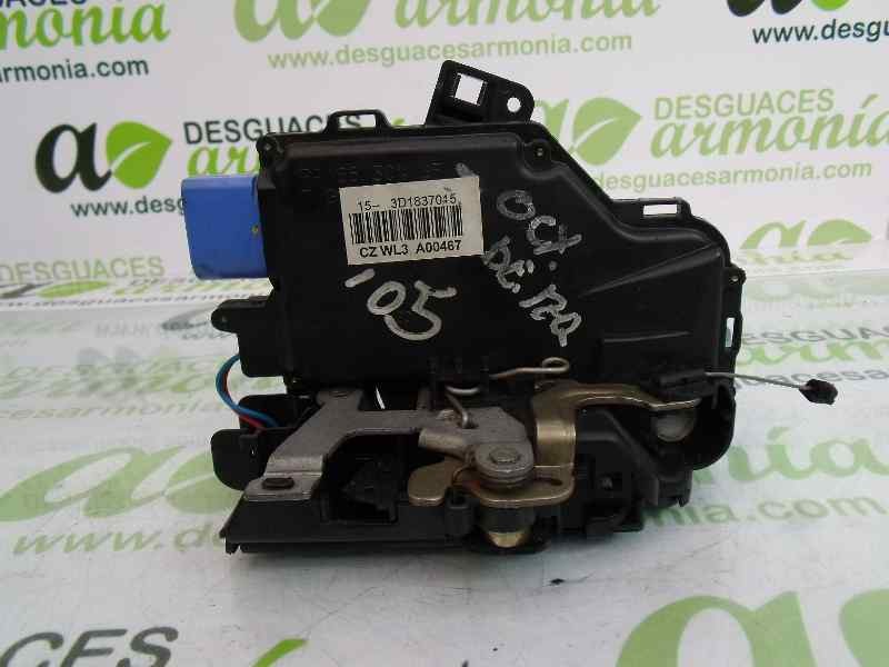 Recambio de cerradura puerta delantera izquierda para skoda octavia berlina (1z3) laurin & klement referencia OEM IAM 3D1837015 
