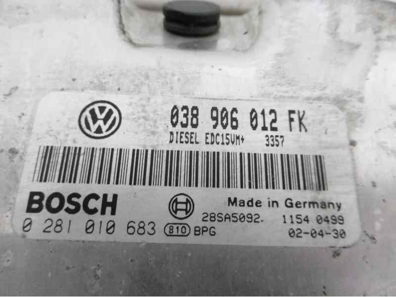 Recambio de centralita motor uce para seat toledo (1m2) sport referencia OEM IAM 038906012FK 0281010683 