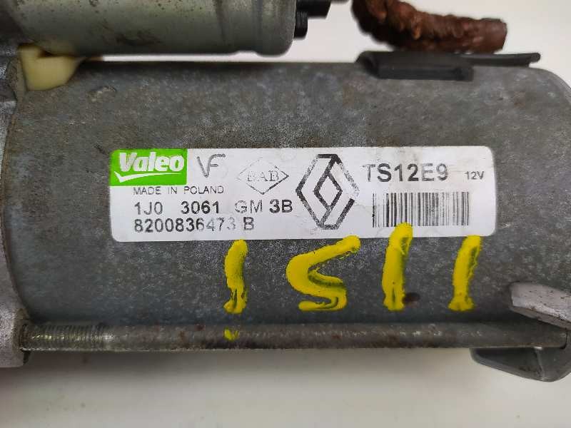 Recambio de motor arranque para dacia duster laureate 4x2 referencia OEM IAM 8200836473B  