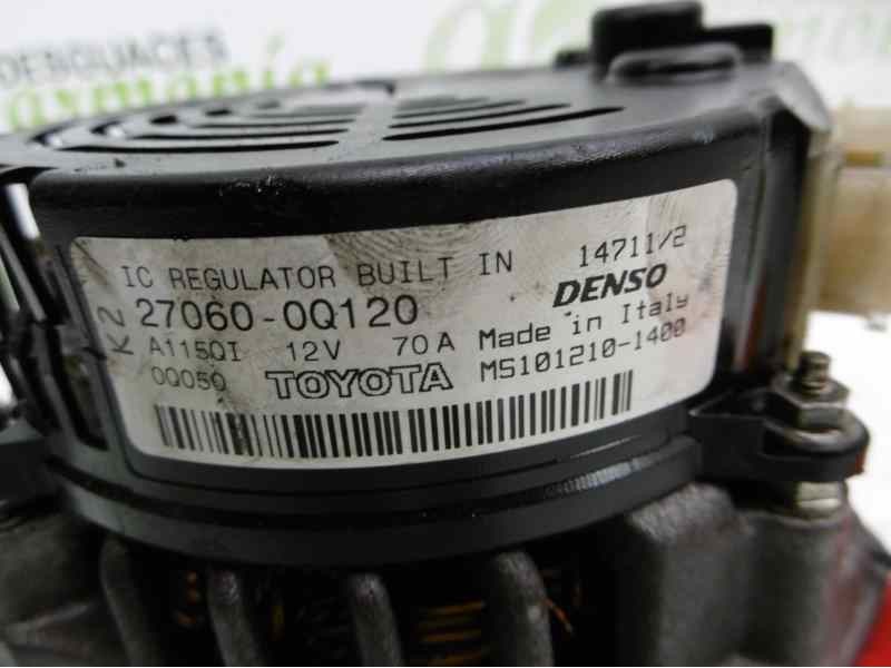 Recambio de alternador para toyota aygo (kgb/wnb) live referencia OEM IAM 270600Q120 MS1012101400 