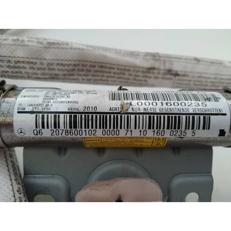 Recambio de airbag cortina delantero izquierdo para mercedes-benz clase clk (w207) coupe 350 cdi blueefficiency (207.322) refere