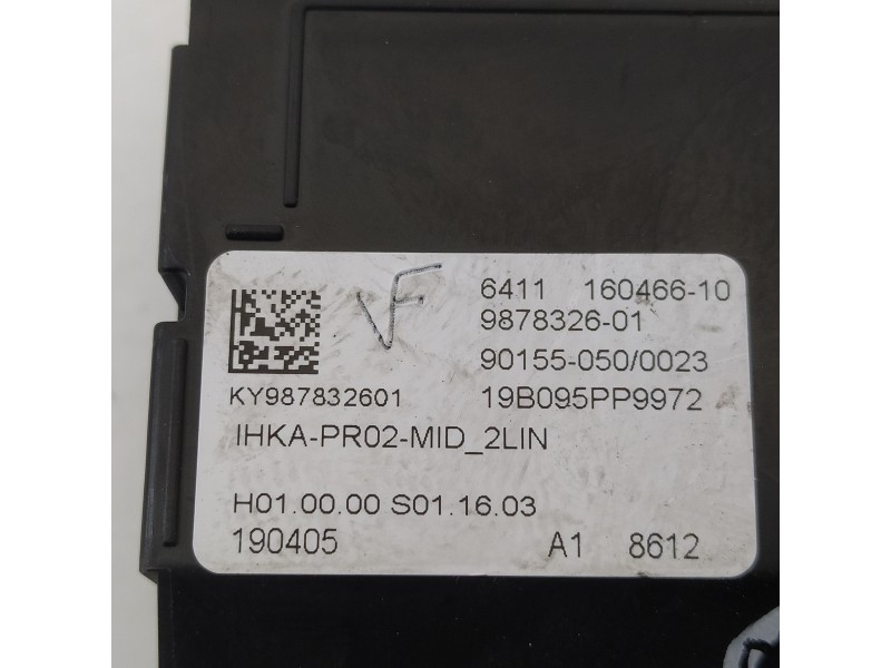 Recambio de modulo electronico para bmw serie 3 berlina (g20) 330d referencia OEM IAM 6411160466 9878326 90155050