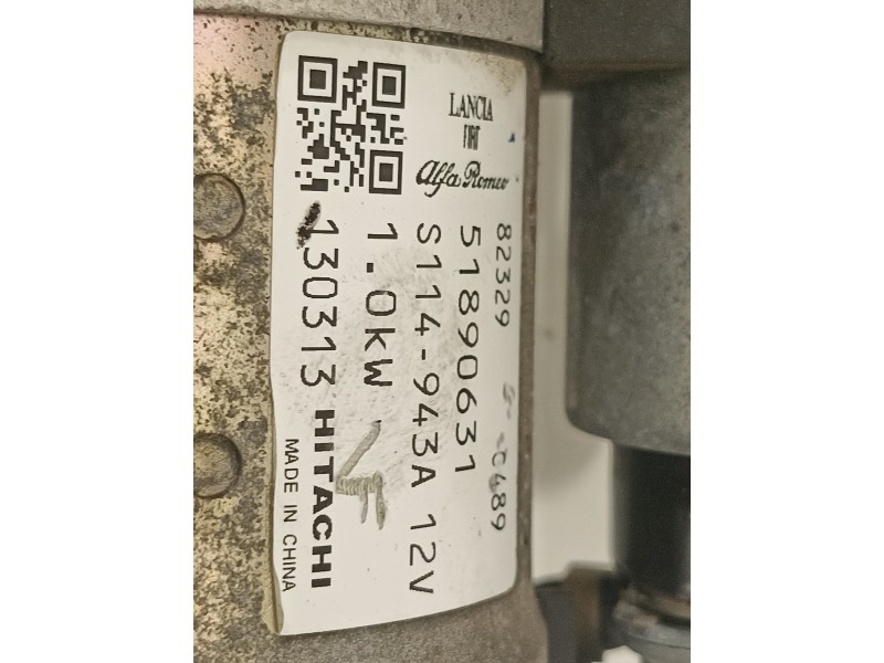 Recambio de motor arranque para fiat nuova 500 (150) star referencia OEM IAM 51890631  