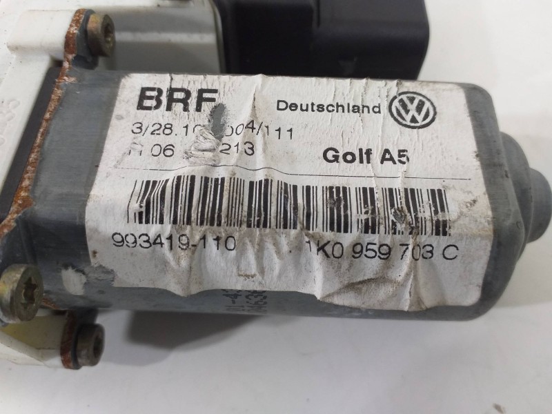 Recambio de elevalunas trasero izquierdo para volkswagen golf v berlina (1k1) trendline referencia OEM IAM 1K0959703C  