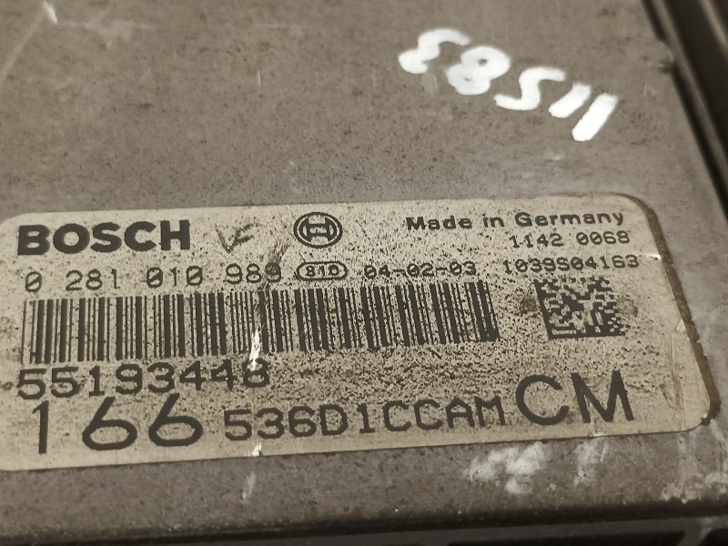 Recambio de centralita motor uce para alfa romeo 166 2.4 jtd 20v distinctive referencia OEM IAM 55193448  