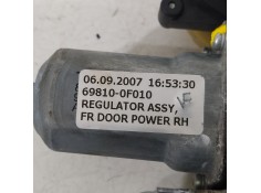 Recambio de elevalunas delantero derecho para toyota corolla verso (r1) 2.2 d-4d luna referencia OEM IAM 698100F010   2