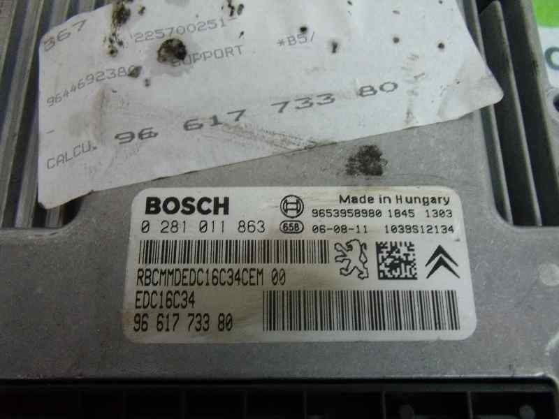 Recambio de centralita motor uce para citroën c4 coupe lx referencia OEM IAM 9661773380 0281011863 