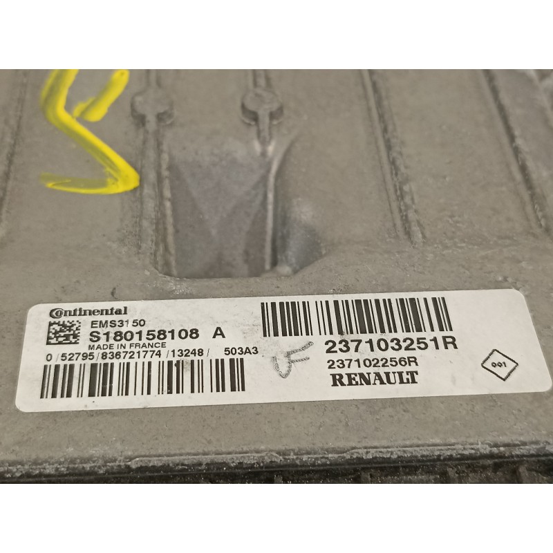 Recambio de centralita motor uce para renault megane iii berlina 5 p dynamique referencia OEM IAM 237103251R S180158108 