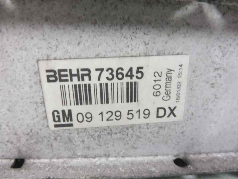 Recambio de intercooler para opel astra g berlina club referencia OEM IAM 09129519  