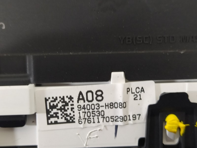 Recambio de cuadro instrumentos para kia rio (yb) concept referencia OEM IAM 94003H8080 94003H8080 