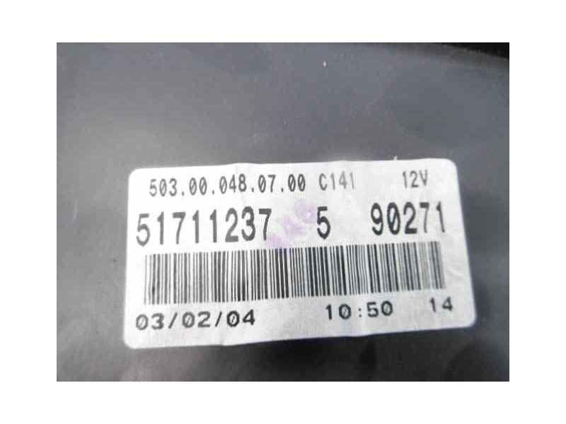 Recambio de cuadro instrumentos para fiat panda (169) 1.2 8v emotion referencia OEM IAM 51711237  