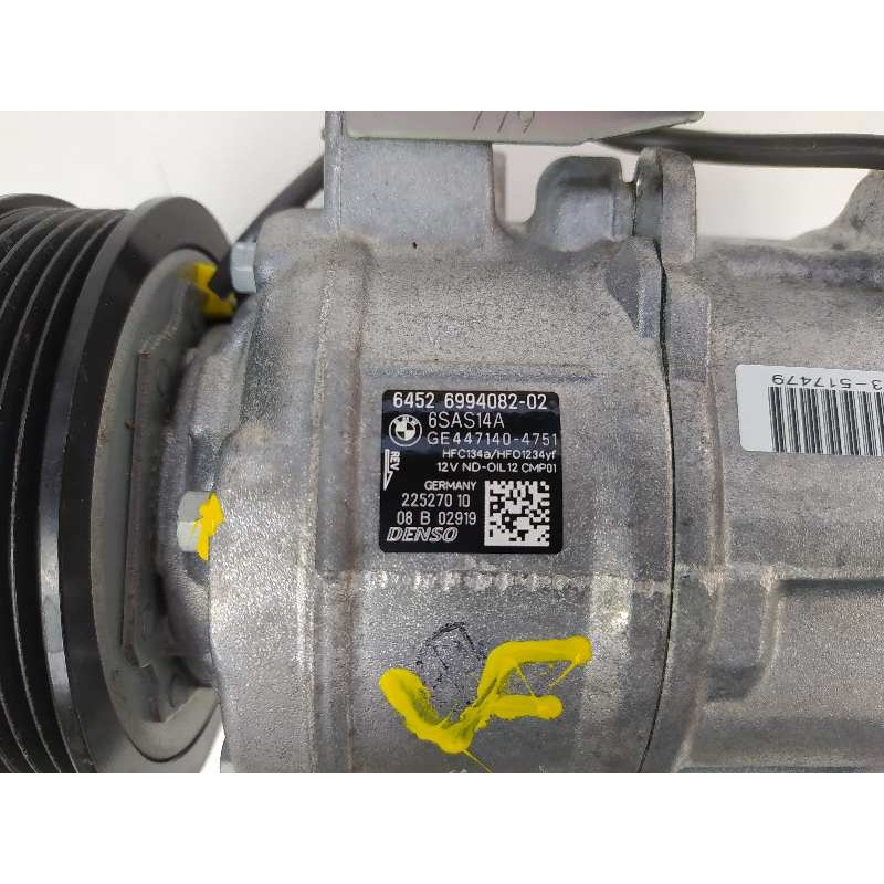 Recambio de compresor aire acondicionado para bmw serie x3 (g01) xdrive20d xline referencia OEM IAM 64526994082 22527010 GE44714