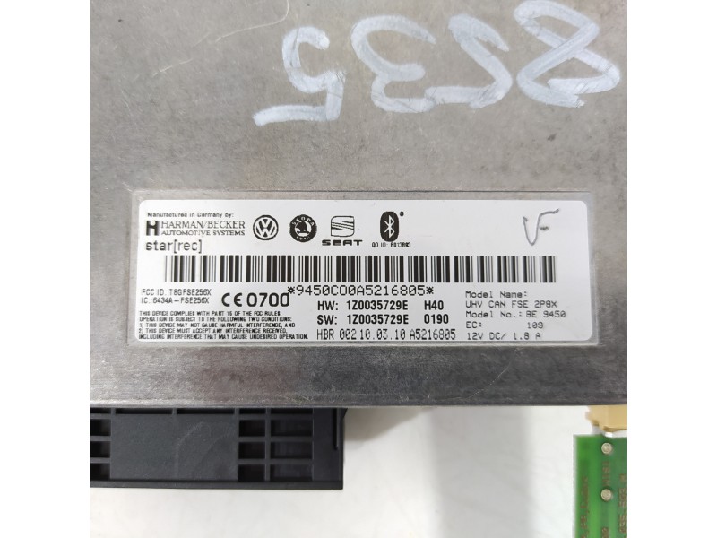 Recambio de modulo electronico para skoda suberb (3t4) active referencia OEM IAM 1Z0035729E  