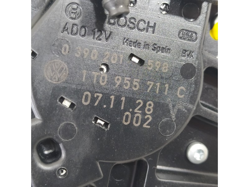 Recambio de motor limpia trasero para volkswagen touran (1t2) traveller referencia OEM IAM 1T0955711C  