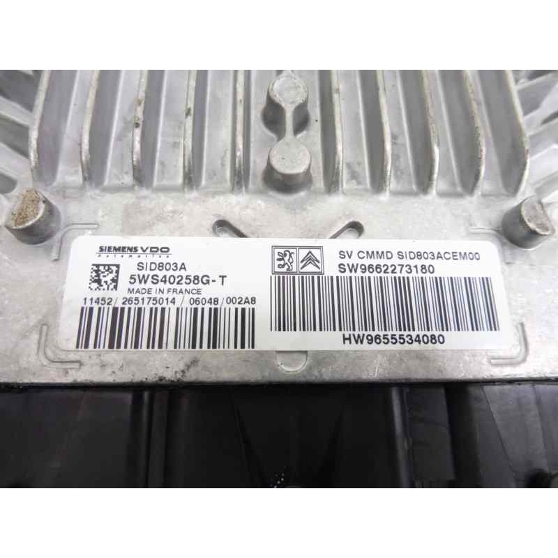 Recambio de centralita motor uce para citroën c5 berlina exclusive referencia OEM IAM 9655534080 9662273180 5WS40258G-T
