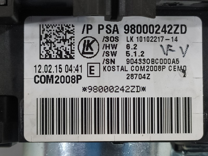Recambio de mando luces para citroën c4 lim. feel referencia OEM IAM 98000242ZD COM2008P 