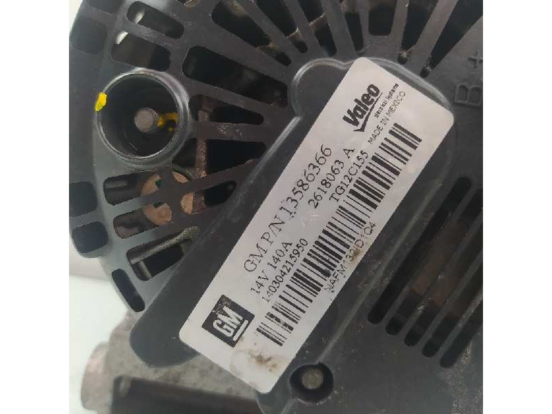 Recambio de alternador para opel astra j sports tourer selective referencia OEM IAM 13586366 TG12C155 2618063A