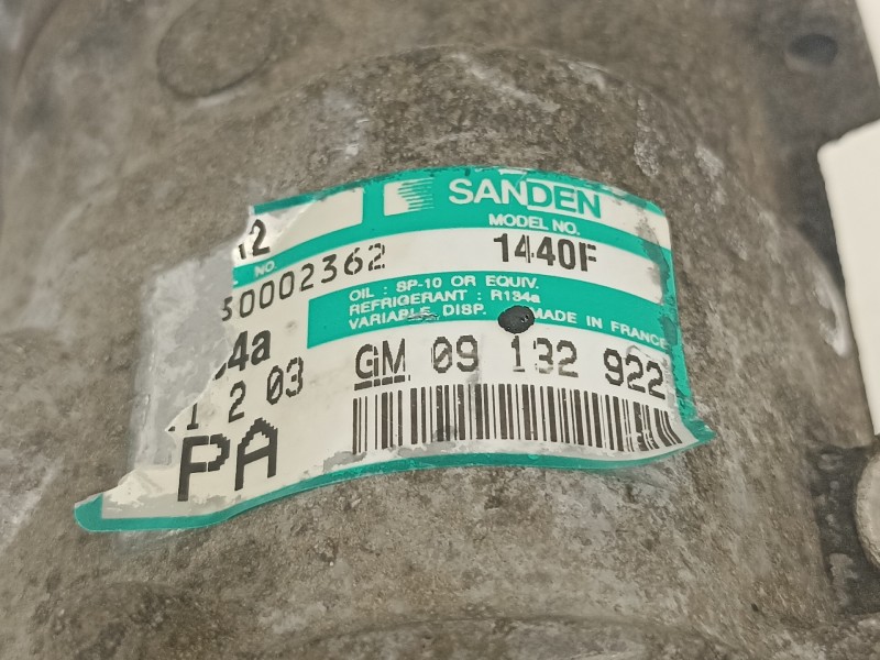 Recambio de compresor aire acondicionado para opel astra g berlina club referencia OEM IAM 09132922  