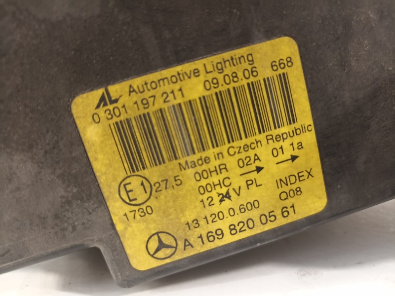 Recambio de faro izquierdo para mercedes-benz clase a (w169) a 200 cdi a-edition referencia OEM IAM A1698200561  