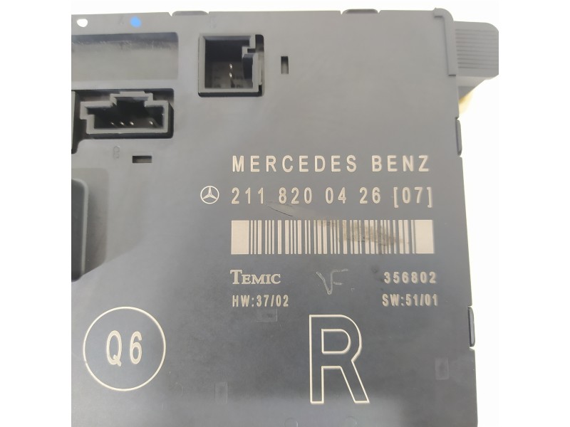 Recambio de modulo confort para mercedes-benz clase e (w211) berlina e 320 cdi (211.026) referencia OEM IAM 2118200426  