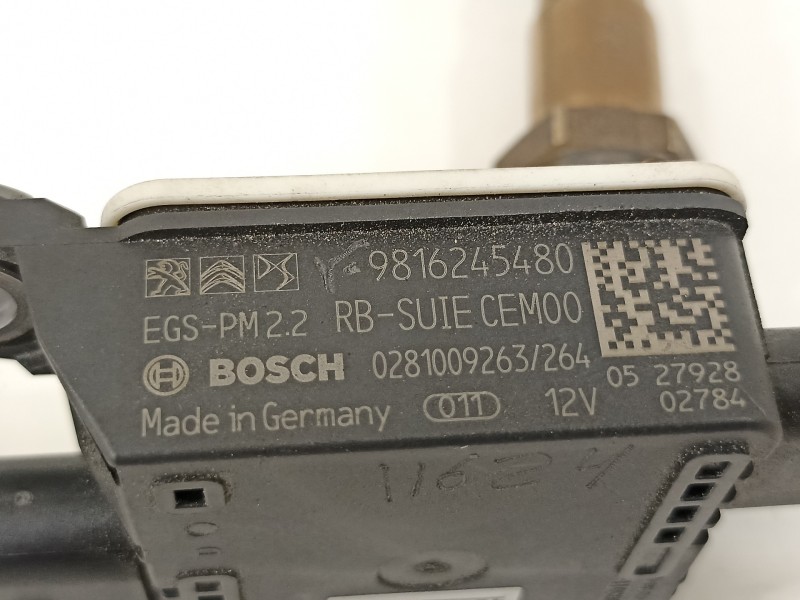 Recambio de sonda lambda para toyota proace city referencia OEM IAM 9816245480  