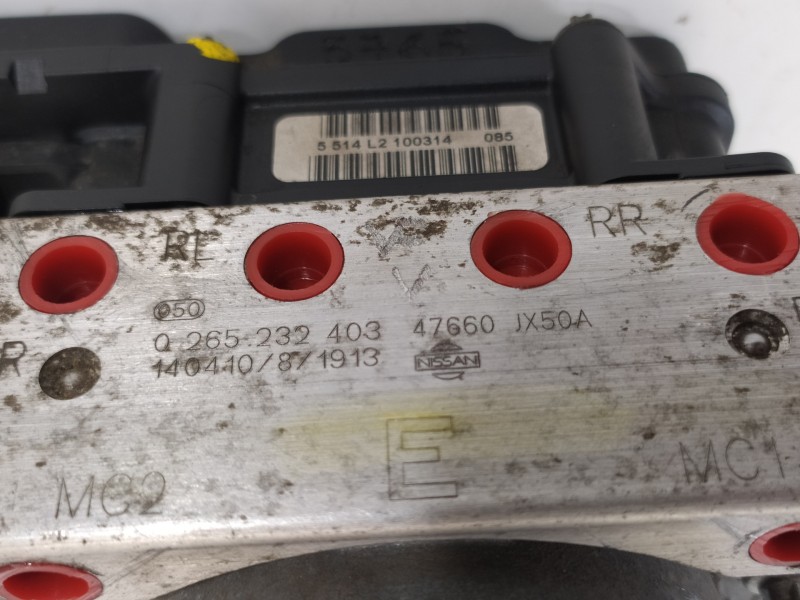 Recambio de abs para nissan nv 200 (m20) nv200 combi comfort referencia OEM IAM 47660JX50A 0265232403 