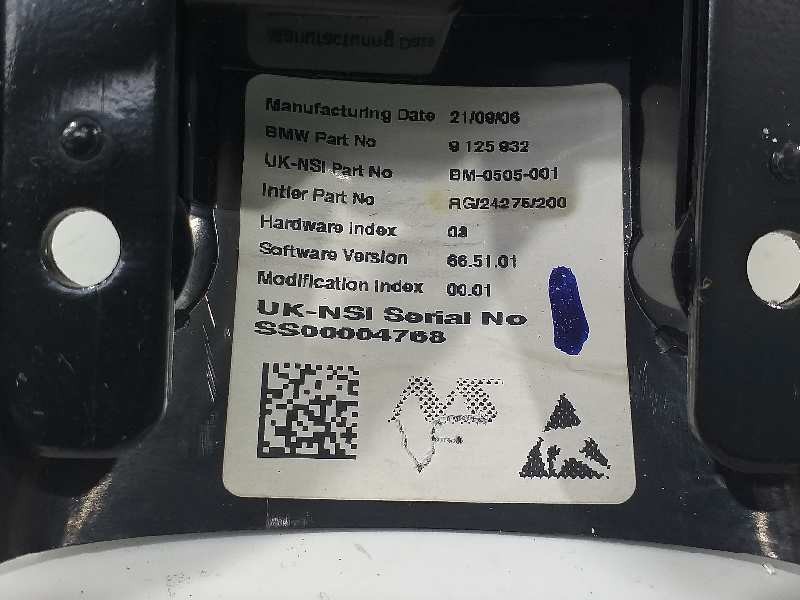 Recambio de cuadro instrumentos para mini mini (r56) cooper referencia OEM IAM 9125932  