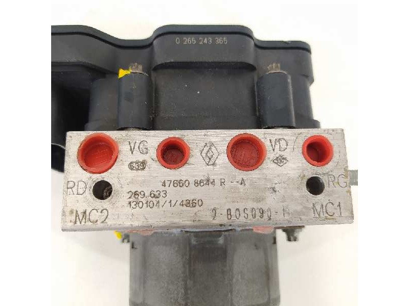 Recambio de abs para renault clio iv dynamique referencia OEM IAM 476608644R 2265106455 0265956035