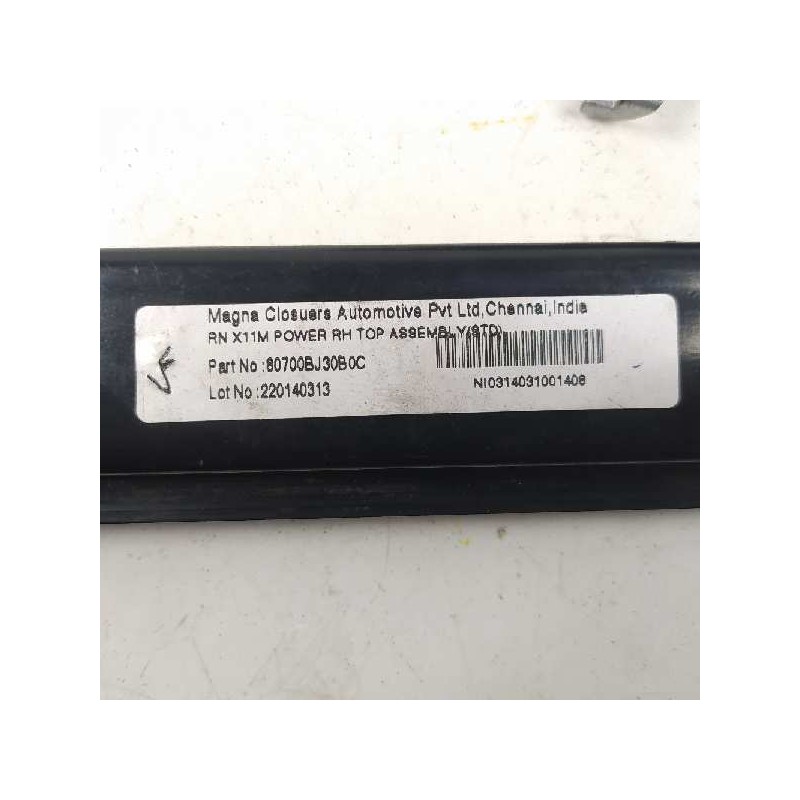 Recambio de elevalunas delantero derecho para nissan nv 200 (m20) nv200 combi comfort referencia OEM IAM 80700BJ30B0C 80730BJ30A