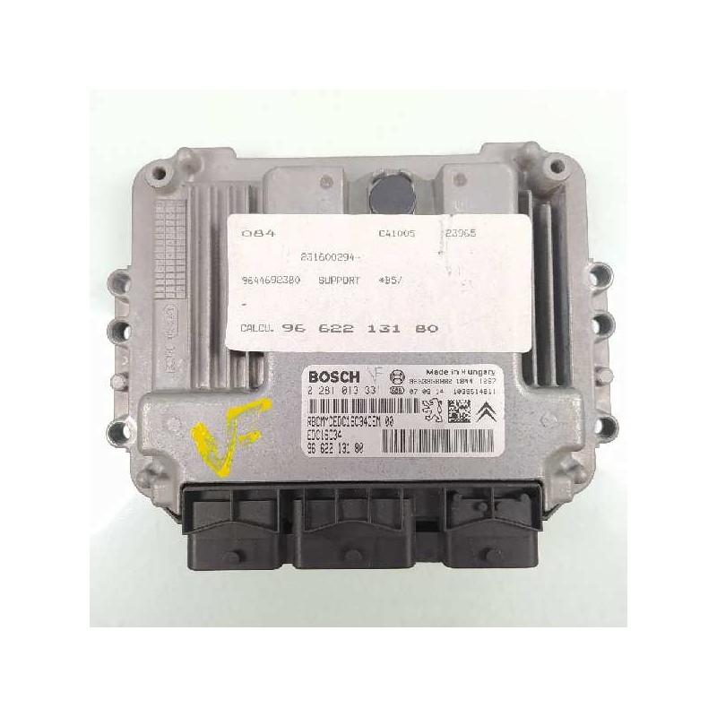 Recambio de centralita motor uce para citroën c4 coupe vtr plus referencia OEM IAM 9662213180 0281013331 9653958980