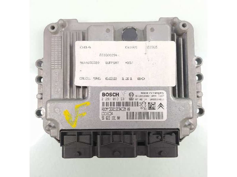 Recambio de centralita motor uce para citroën c4 coupe vtr plus referencia OEM IAM 9662213180 0281013331 9653958980