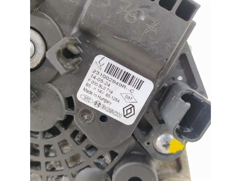 Recambio de alternador para dacia sandero ambiance referencia OEM IAM 231002949R F000BL0719 