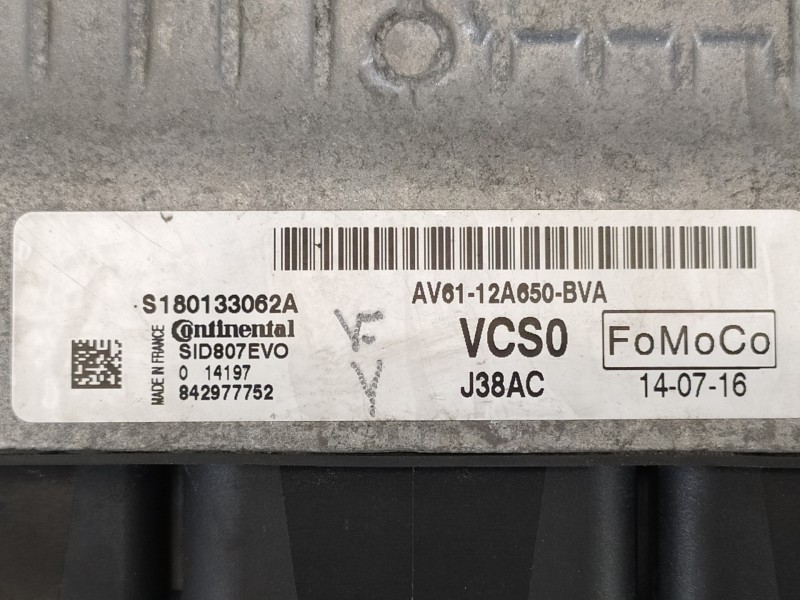 Recambio de centralita motor uce para ford c-max edition referencia OEM IAM AV6112A650BVA S180133062A 